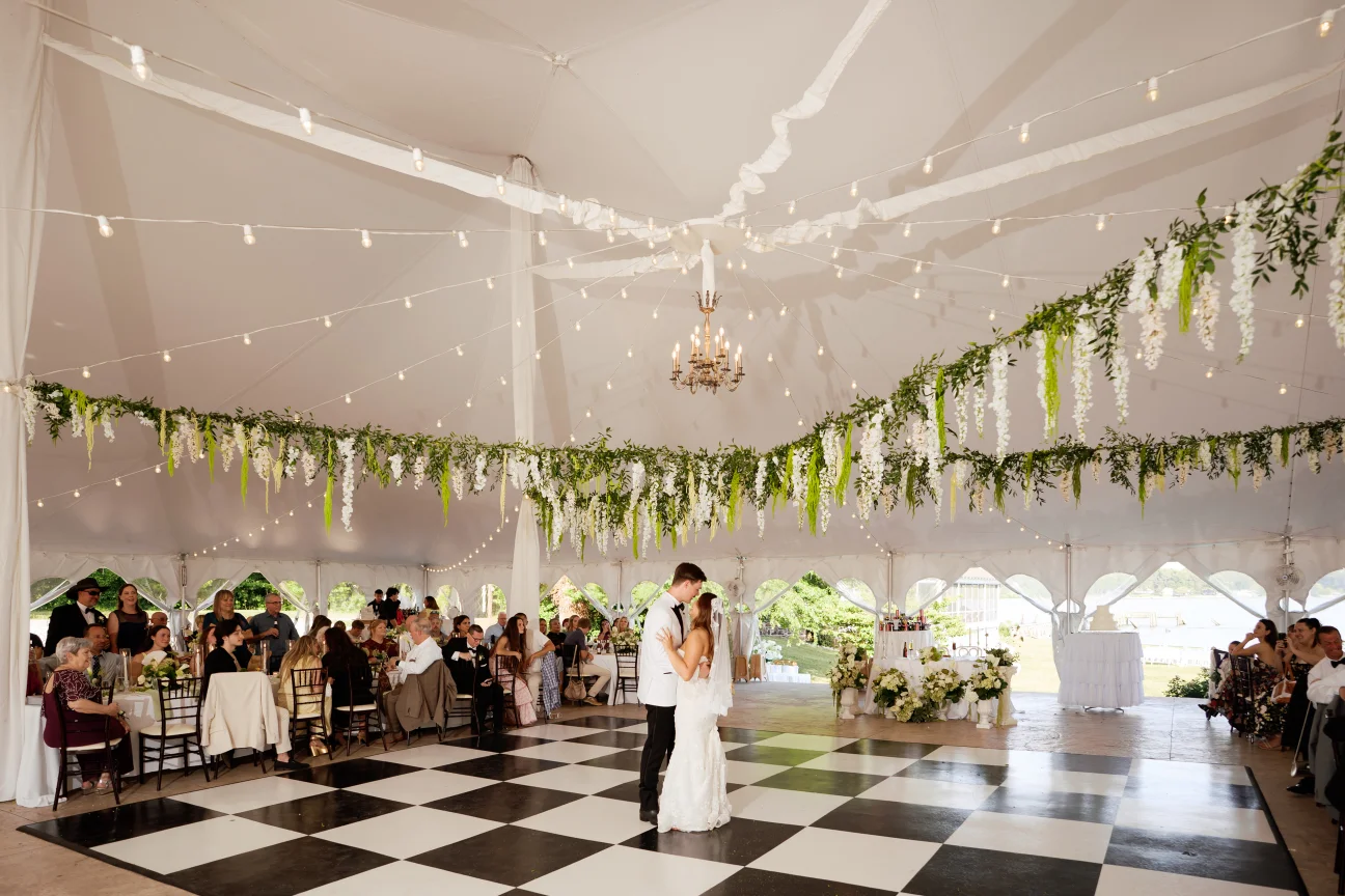 Bohemia Overlook Beach wedding reception